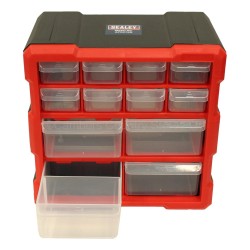 Sealey Parts Cabinet Storage Organiser 12 Drawer